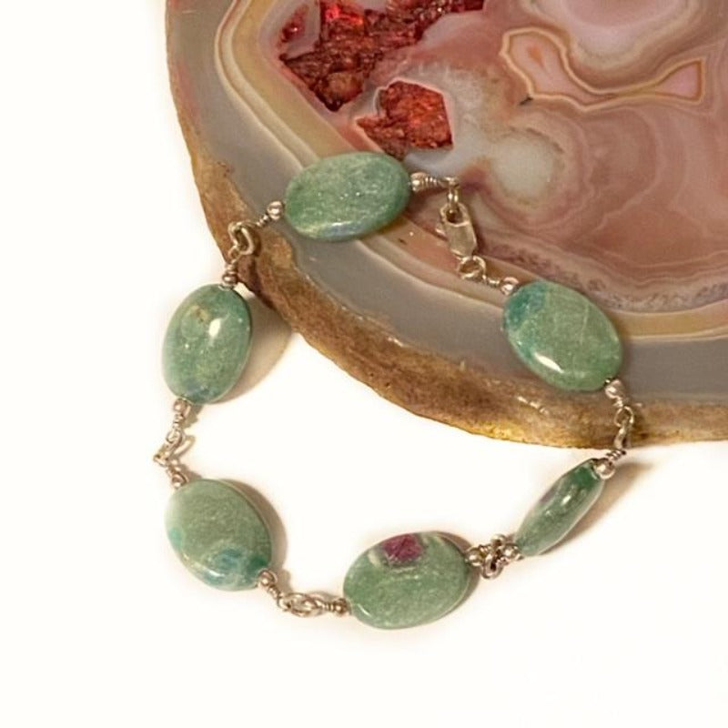 Fuchsite bracelet top