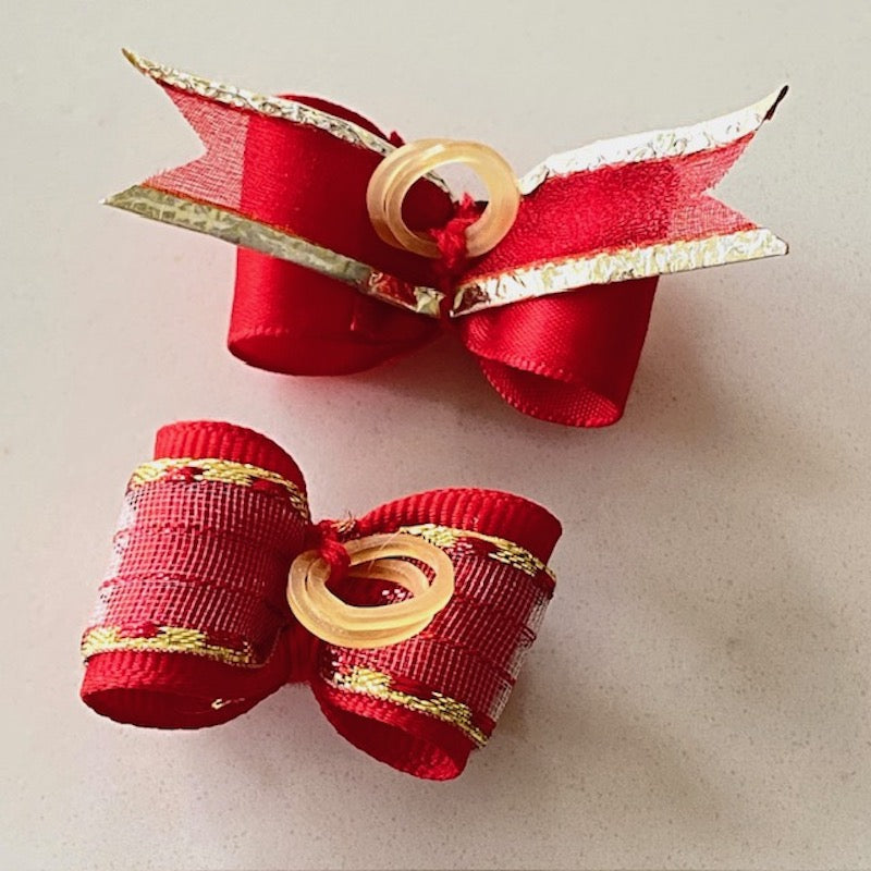 Yorkie Bow Set (Glam 2) Bundle