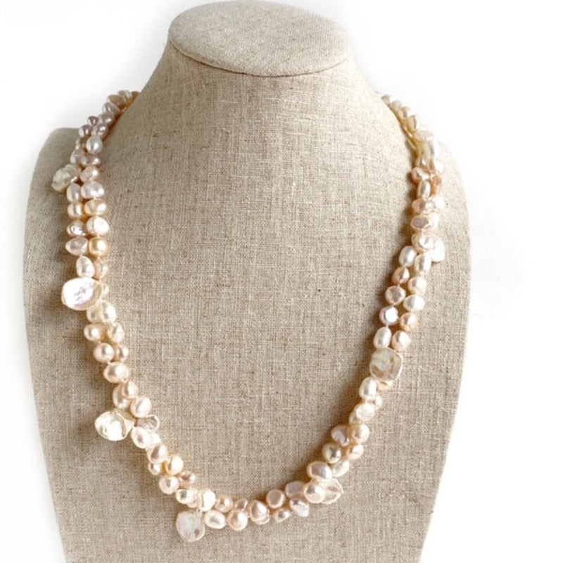 22-Inch Cultured Pearl Necklace with Diamonds | Shreve & Co.
