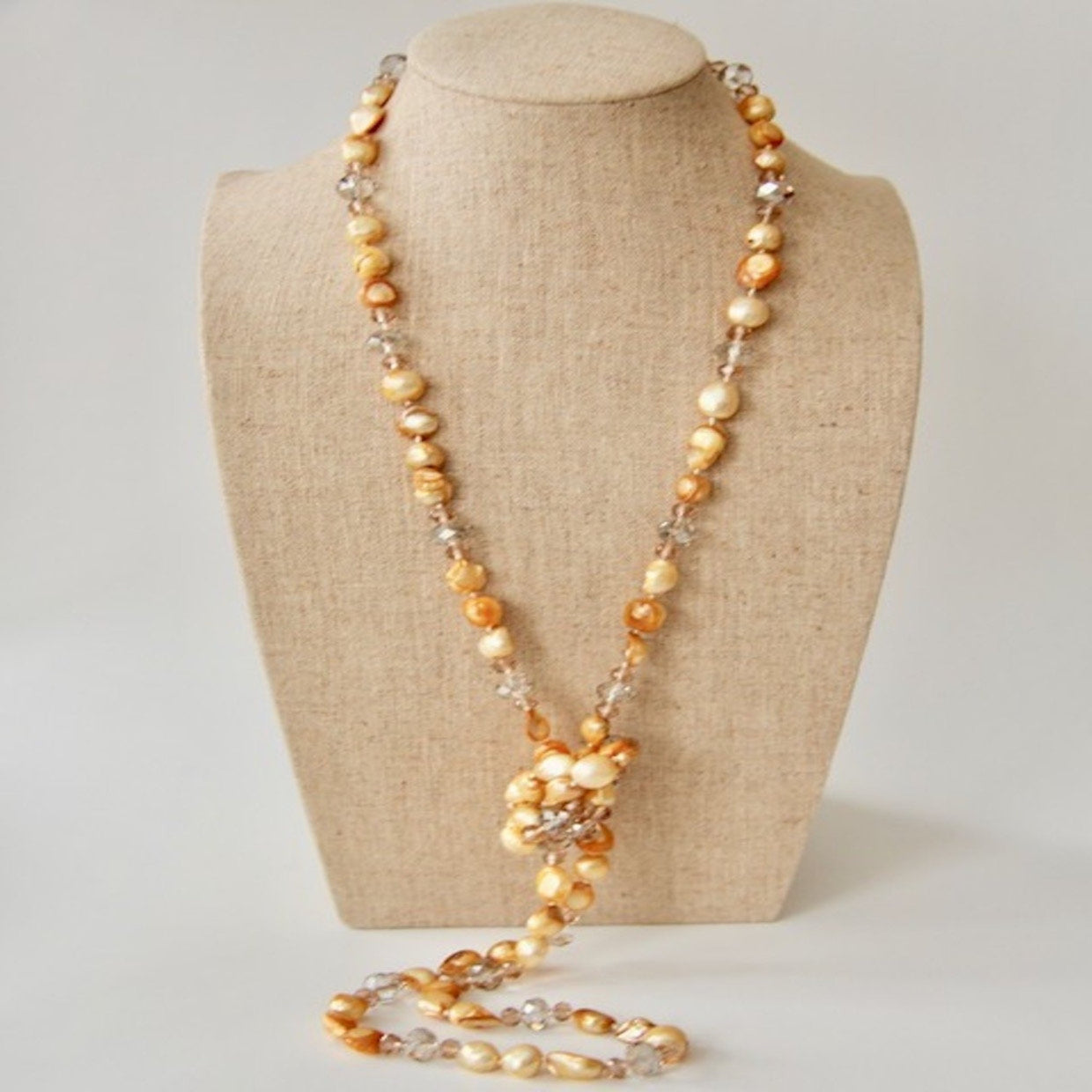 Freshwater Pearl 6-Strand Necklace - Garden Party Collection Vintage Jewelry