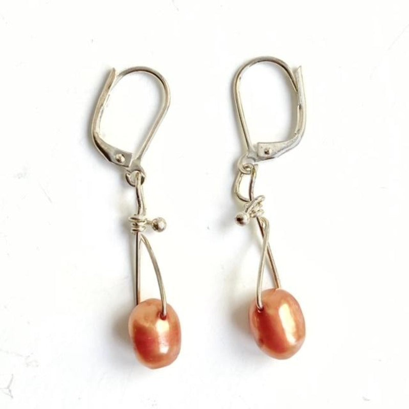 Dyed Orange Freshwater Pearl 1
